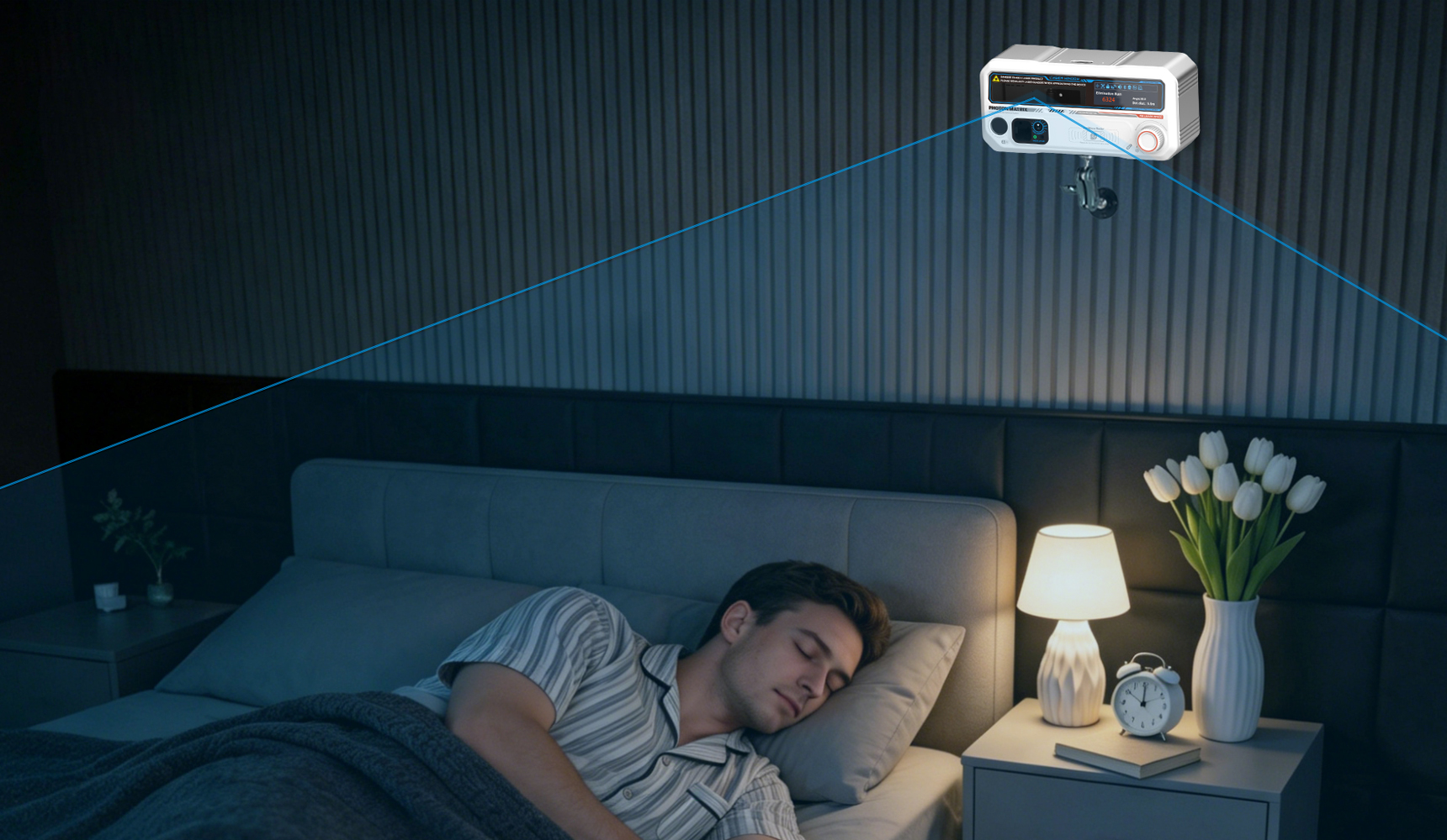 Photon Matrix infrared laser mosquito air defense for indoor use